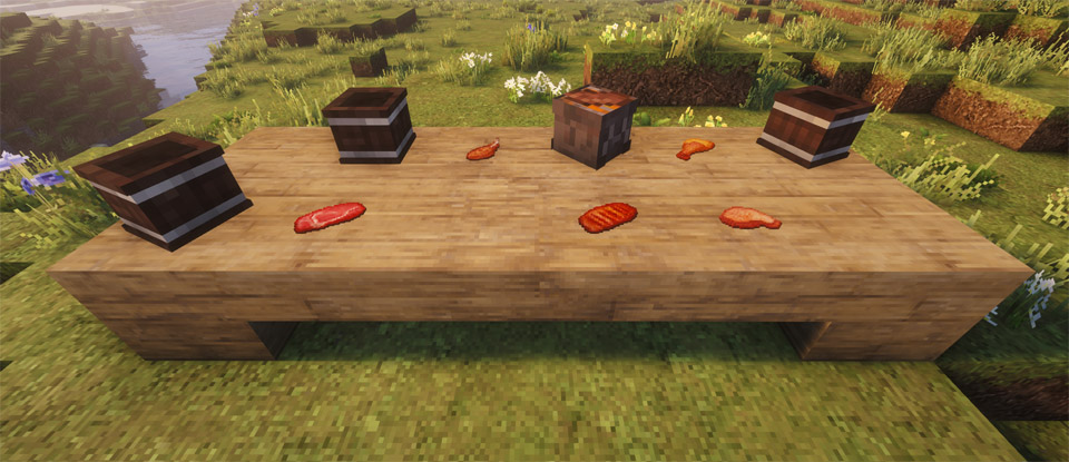 Some of this year's assortment of meatloafs